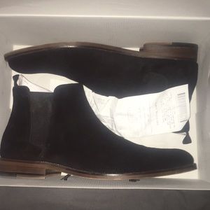 Aldo black suede Chelsea boots